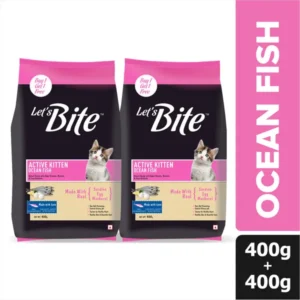 Let's Bite Active Kitten Ocean Fish