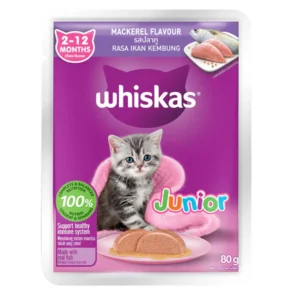 Whiskas Kitten Mackerel Gravy 14x80gm