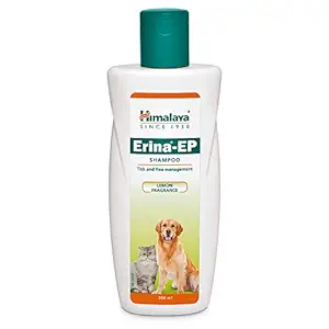 Himalaya Erina-EP Shampoo | 200 ml | Tick & Flea Control for Dogs & Cats