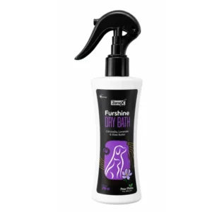 Zenex Furshine Dry Bath Spray for Dogs & Cats | Citronella, Lavender & Shea Butter | 200ml